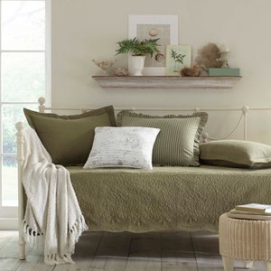 Stone Cottage Trellis 5 Piece Daybed Set - Aloe (Daybed)