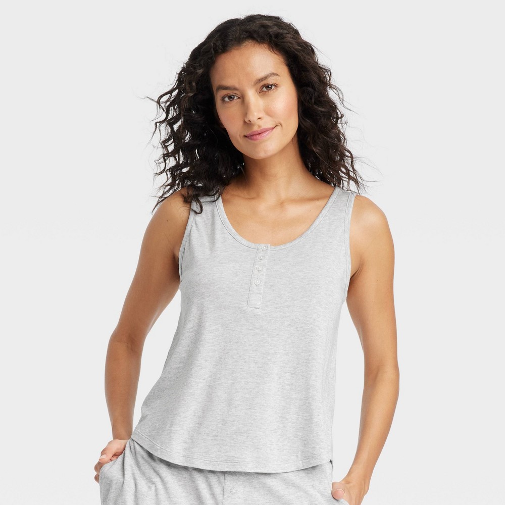 Photos - Other Textiles Women's Pajama Tank Top - Auden™ Gray XXL