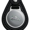 Eastern New Mexico University Secondary Logo Black Leather Keychain - 3 of 4