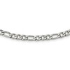 Black Bow Jewelry 6mm Stainless Steel Polished Figaro Chain Necklace, 24 Inch - 2 of 4