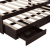 PAGED Full Size Platform Bed Modern Pine Bed Frame with Trundle, Storage Headboard and 3 Drawers for Bedroom - 4 of 4
