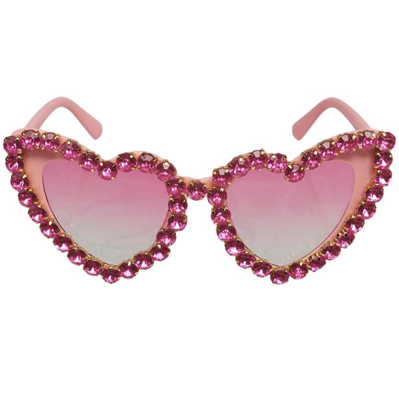 Willow & Ruby Kid's Summer Fun Sunglasses - Girl's Sunnies in Pink Heart, 4 of 6