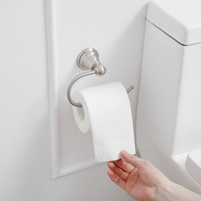 Nickel Wall Mounted Toilet Paper Holder with Zinc Alloy