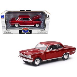 1964 Chevrolet Nova SS Burgundy "Muscle Car Collection" 1/25 Diecast Model Car by New Ray - 1 of 3
