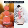 Darware 30" Fall Pumpkin / Christmas Snowman Reversible Stand; Holiday Decor Wooden Stand Up Figure - 2 of 4