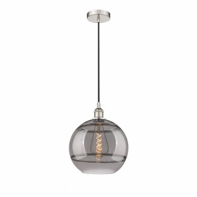 Rochester - 1 Light Cord Hung Mini Pendant In Industrial Style-13.38 Inches Tall and 12 Inches Wide