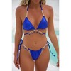 Moda Minx Magic in Mako 'Siren' Azure Blue Wrap Waist Triangle Bikini Top - 4 of 4