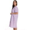 Dreamcrest Short Sleeve Seersucker Duster Housecoat Women Sleepwear - 2 of 3