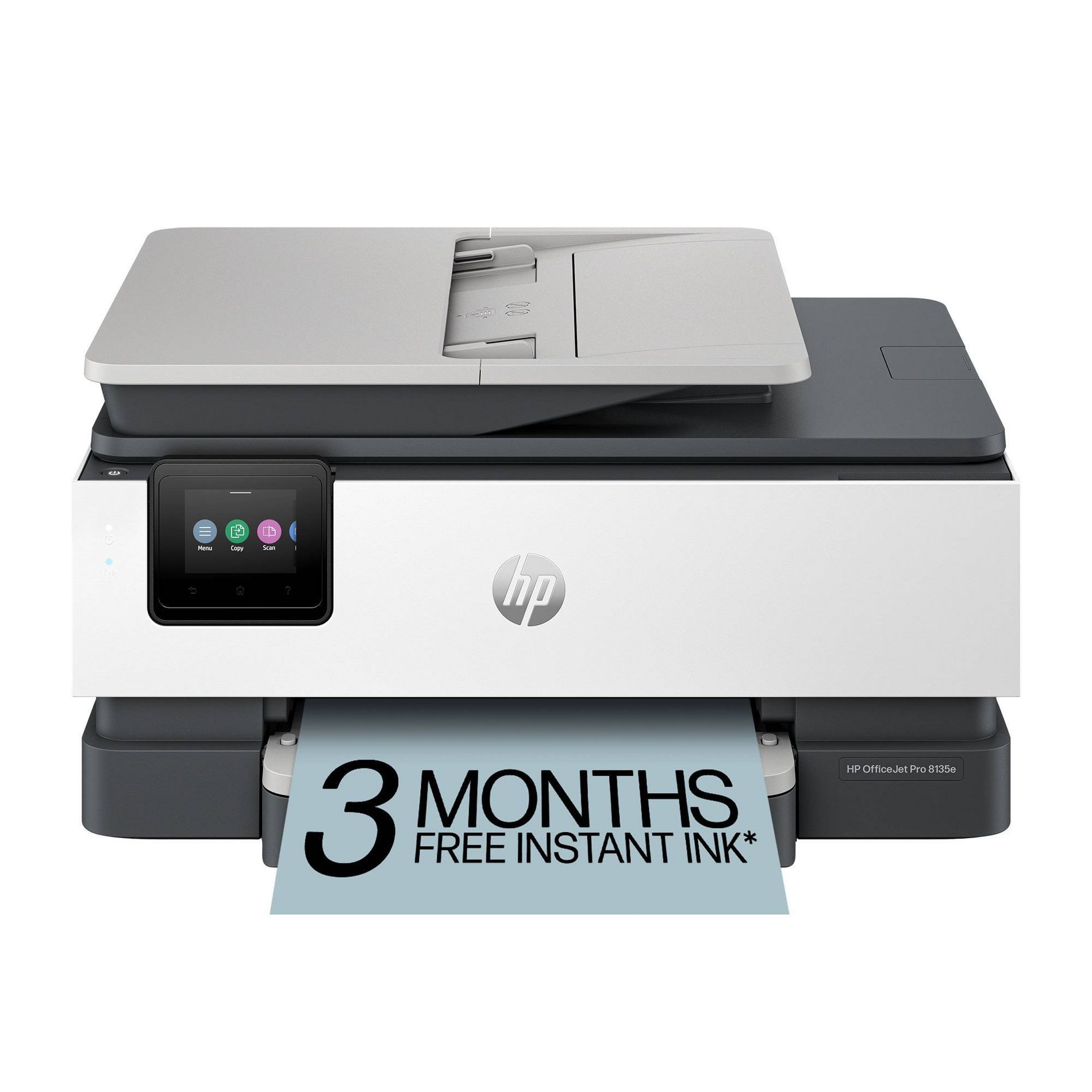 HP OfficeJet Pro 8135e Wireless All-in-One Color Printer Scanner Copier with 3 Months Free Instant Ink (40Q35A): Inkjet, USB, Bluetooth