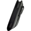 Nakedcellphone Pouch Case with Belt Clip for Mudita Kompakt Phone (Magnetic Closure) - Black - 4 of 4