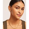 14K-18K Yellow Gold Plated Sterling Silver Posts Three Pairs Small Hoop Earrings for Women - Statement Gold Hoop Earrings Set - 4 of 4