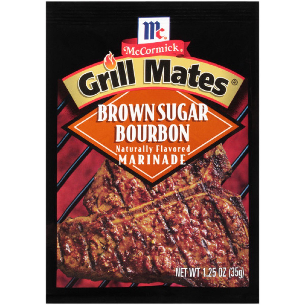 UPC 052100013848 product image for McCormick Grill Mates Brown Sugar Bourbon Marinade 1.25 oz | upcitemdb.com