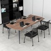 Tangkula 8 Pcs Office Guest Chairs on Wheels w/ Metal Frame & Armrests Mesh Back Office - 4 of 4