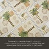 Pimpernel Vintage Palm Study Placemats Set of 4 Cork-Backed Table Mats Featuring Tropical Botanical Artwork - Heat & Stain Resistant - 4 of 4