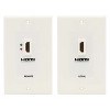 Tripp Lite HDMI® over Dual CAT-5/CAT-6 Extender Wallplate Kit with Transmitter and Receiver, TAA Compliant in White - image 2 of 4