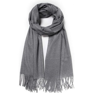 MSDC Women's Pashmina Shawl Wrap for Evening Dress Bridesmaid Wedding Bridal Winter Warm Large Soft scarf - 1 of 4