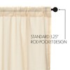 Tobacco Cloth Natural Panel Fringed Set of 2 84x40  VHC Brands - 4 of 4