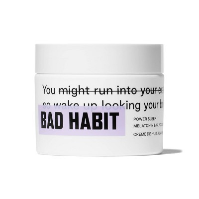 Bad Habit Power Sleep Melatonin & Glycolic Night Cream - 1.6 fl oz - Ulta Beauty