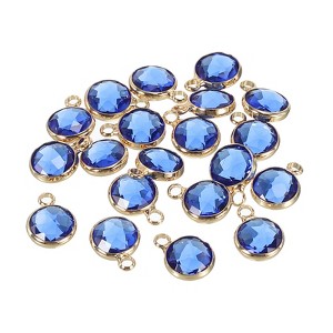 Unique Bargains DIY Jewelry Making Necklace Crystal Birthstone Pendant 20 Pcs - 1 of 4