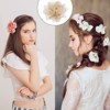Unique Bargains Durable Versatile Chiffon  Artificial Flowers for Graduation Headbands 12 Pcs - 3 of 4