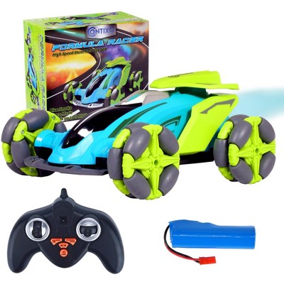 Contixo SC4 RC Car with 360° Rotating, Blue Smoke, One-Key Demonstration, Realistic Sounds & Lights, with 360° Rotating, Blue Smoke