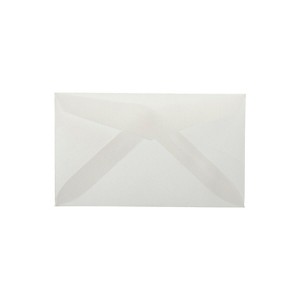 JAM Paper 2Pay Translucent Vellum Envelopes 2.5 x 4.25 Clear 900767740 - 1 of 4