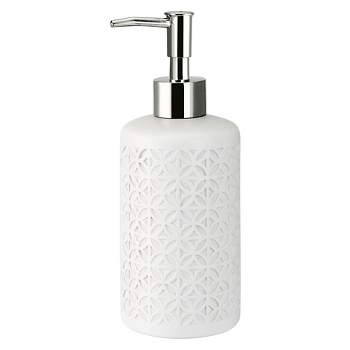 Chet Ceramic White Soap Dispenser