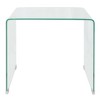 vidaXL Coffee Table Clear Tempered safety glass Small Modern - 2 of 4