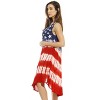 Riviera Sun American Flag Women's Summer Dress – Patriotic Swimsuit Cover-Up & Beach Vacation Outfit - 2 of 2