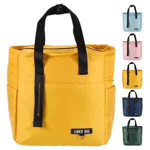 Unique Bargains Insulated Leakproof Thermal Zipper Portable Lunch Bag - 1 of 4