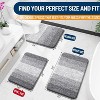 Attop Bathroom Rug Set 2 Piece, Soft Absorbent Microfiber Bath Mats and U-Shaped Contour Toilet Rug, Non-Slip - 3 of 4