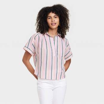 Women's Short Sleeve Pullover Blouse - Universal Thread™