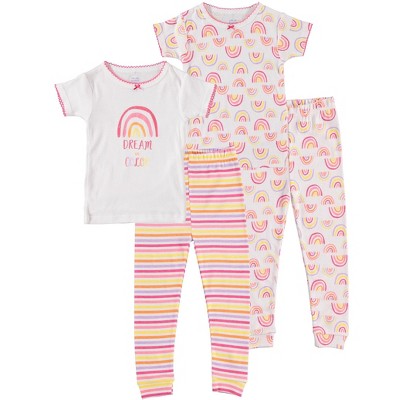 Cutie Pie Baby Girl Toddler And Infant Pajama Sleeper Set Leggings ...