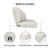 Covers&All Outdoor Sunbrella Deep Seat Cushion Set for Outdoor Furniture, 24in D x 22in W, White - 3 of 4
