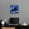 Notoriart Blue Brush Sneakers Wall Art Unframed - 2 of 4