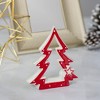 Northlight 4.5" Red and White Ceramic Christmas Tree Tabletop Decoration - image 2 of 4