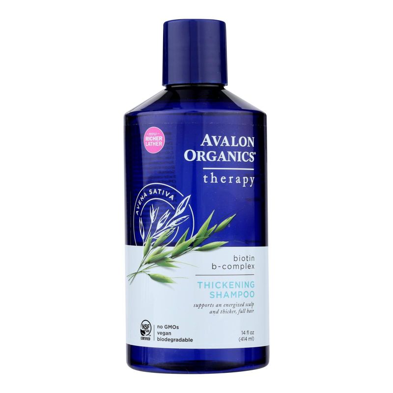 Avalon Organics Thickening Shampoo Biotin B-Complex - 14 oz, 1 of 5