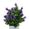 Unique Bargains Artificial Plants Lily Flower Bonsai Arrangement Plastic 3.74"x3.74"x10.63" 1 Pc - 4 of 4