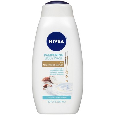 NIVEA Pampering Body Wash Coconut & Almond Milk - 20 fl oz