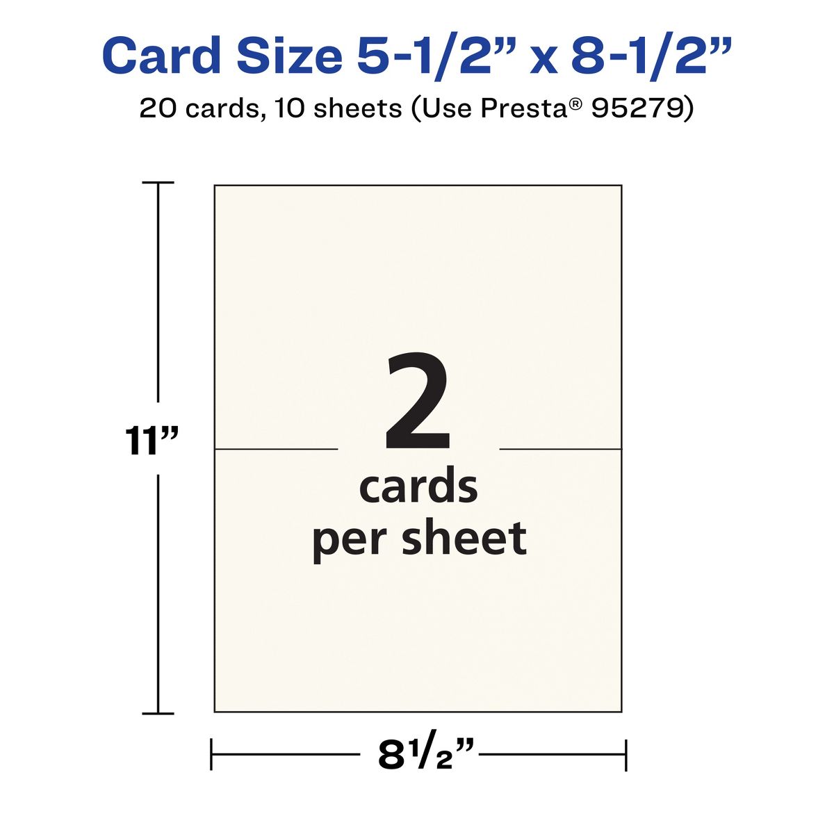 Avery 5-1/2" x 8-1/2" Rectangle, Matte Ivory Invitation Cards - thumbnail 10