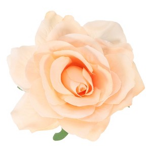 Unique Bargains Fabric Rose Boho Hair Clips Fabric Flower Brooch Pins for Wedding Party Dance 1 Pc - 1 of 4