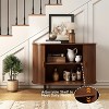 HDZNVF 40" Storage Cabinet, Sideboard Buffet Cabinet With Storage, With Sliding Door and Adjustable Shelf - 4 of 4