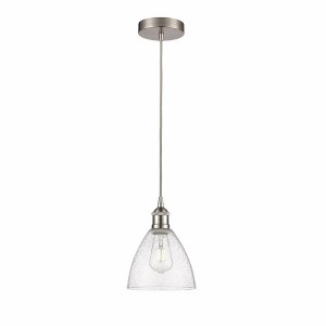 Edison Dome - 1 Light Cord Hung Mini Pendant In Industrial Style-10.25 Inches Tall and 7.5 Inches Wide - 1 of 1