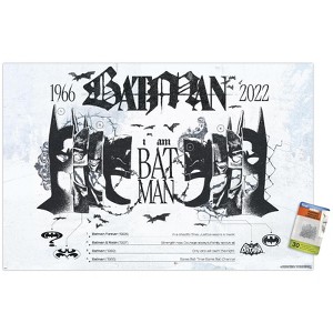 Trends International DC Comics Batman: 85th Anniversary - Masks Unframed Wall Poster Prints - 1 of 4