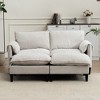 NicBex Convertible Combination Sofa with Widen Armrest, Removable Surface, U-Shaped Sofa with Footstools with Storage for Bedroom, Living Room - 3 of 4