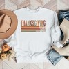 Simply Sage Market Women's Graphic Sweatshirt Thanksgiving Stripe Distressed - 2 of 2