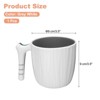 Unique Bargains Home Travel Durable Plastic Toothbrush Holder Toothbrush Cup 1 Pc - 2 of 4