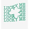 St Pats Lucky Me Long Sleeve Adult Hooded Sweatshirt - 2 of 2
