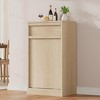 Whizmax Trash Cabinet Tilt Out, Hidden Trash Cabinet 20 Gallon Pet-Proof Trash Bin Holder, Free Standing Garbage Can Cabinet for Kitchen Dining Room - 3 of 4