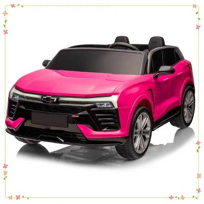 24V Kids Ride On Car, 2-Seater SUV Licensed Chevrolet Blazer Electric Car w/Parent Remote Control